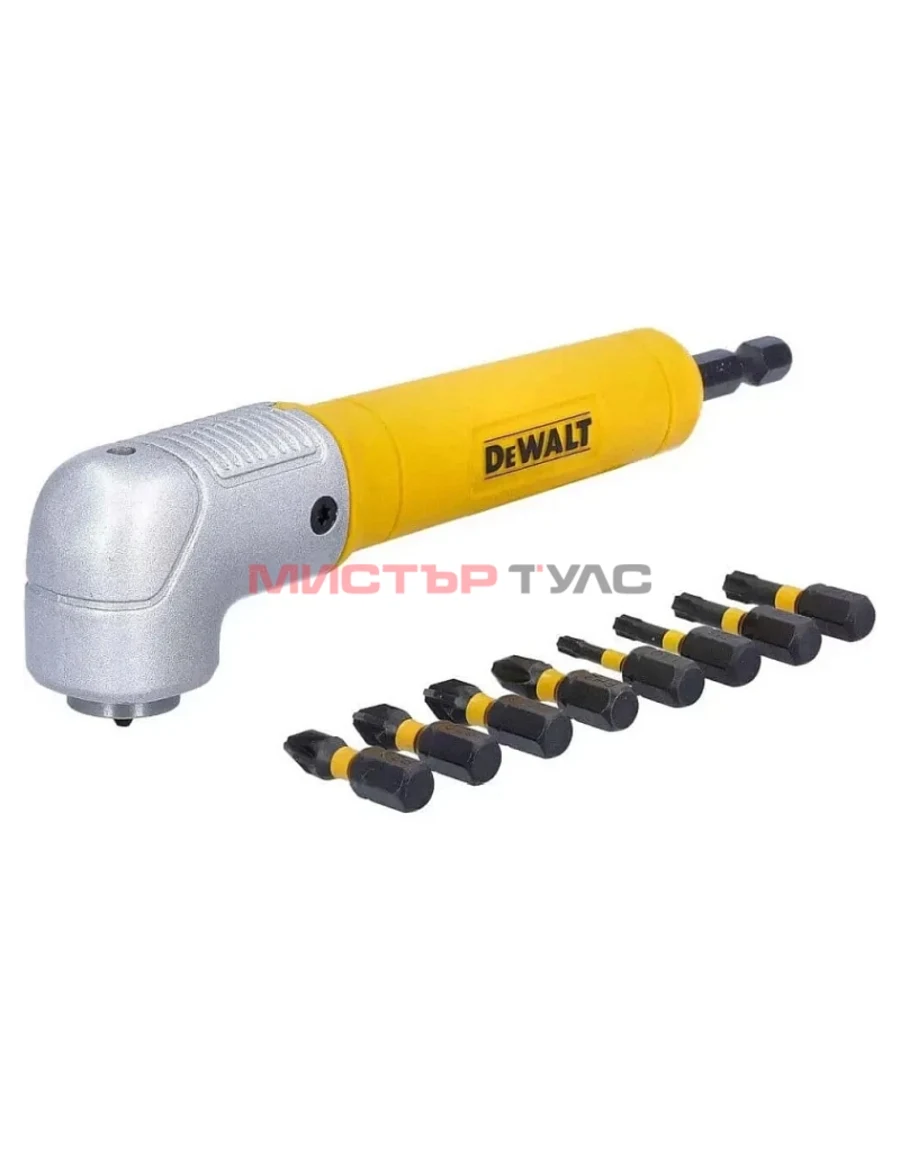 КОМПЛЕКТ ЪГЛОВ ДЪРЖАЧ ¼ DeWALT DT71517T