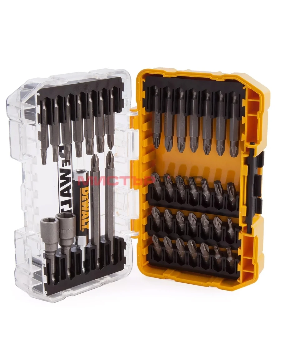 КОМПЛЕКТ НАКРАЙНИЦИ И БИТОВЕ DeWALT DT70702