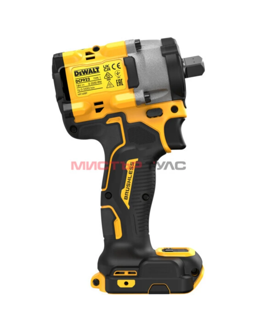 АКУМУЛАТОРЕН УДАРЕН ГАЙКОВЕРТ DeWALT DCF922N