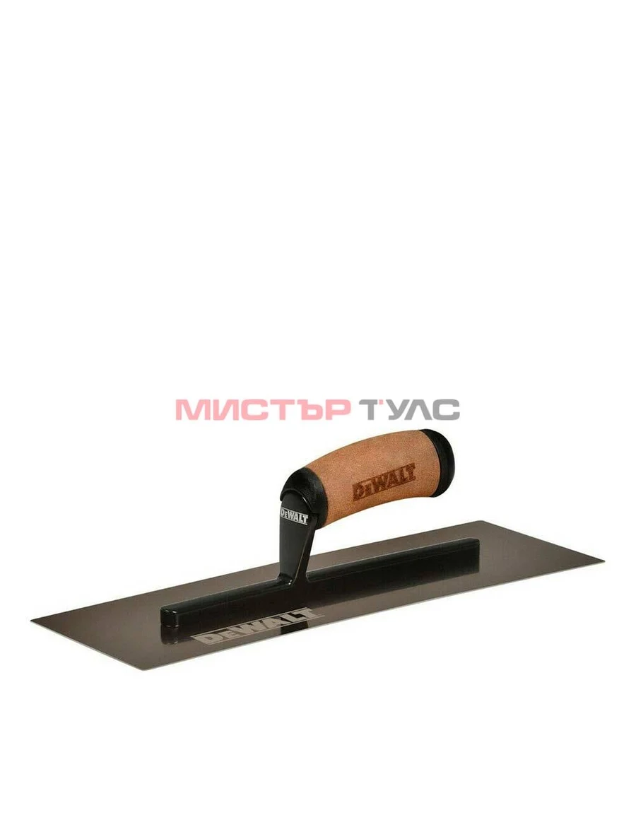 ПРАВА МАЛАМАШКА С КОЖЕНА ДРЪЖКА DeWALT DXTT 2-962/14''/35см - златна стомана