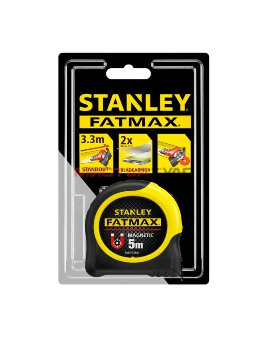 Ролетка с магнит противоударна STANLEY FMHT0-33864 FatMAX , 5 м