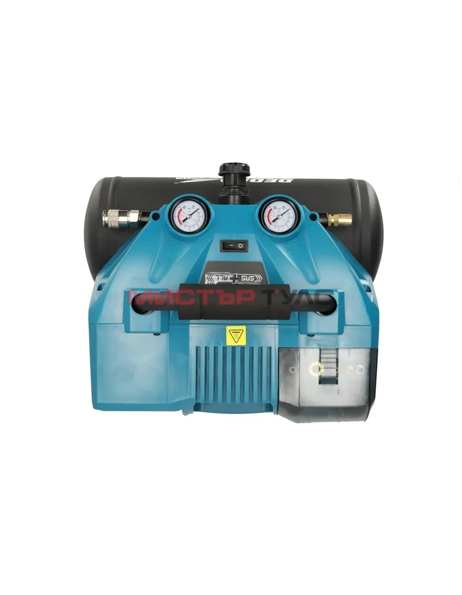 Компресор акумулаторен DEDRA DED7077V SAS+ALL, 36V, 2x18V, 8bar