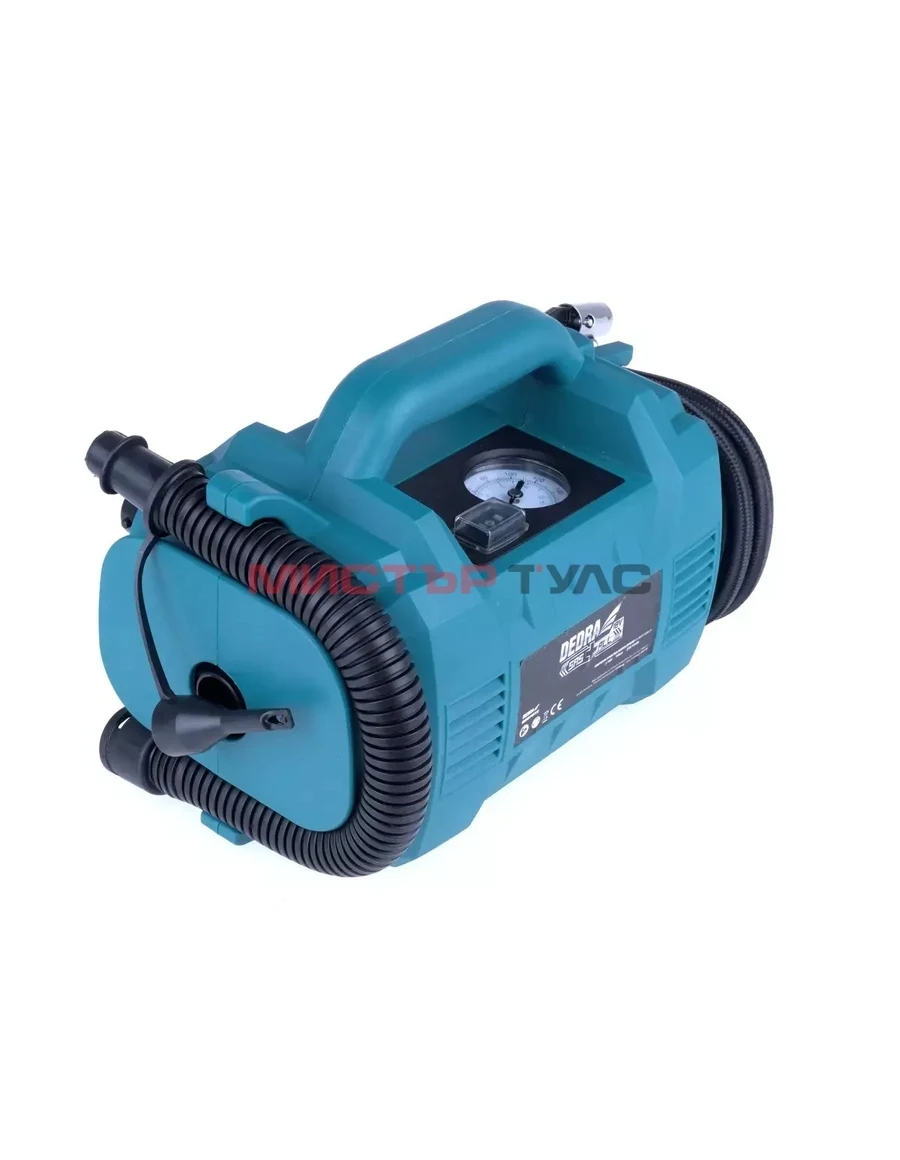 Компресор акумулаторен DEDRA DED7073 SAS+ALL, 18V, 10bar