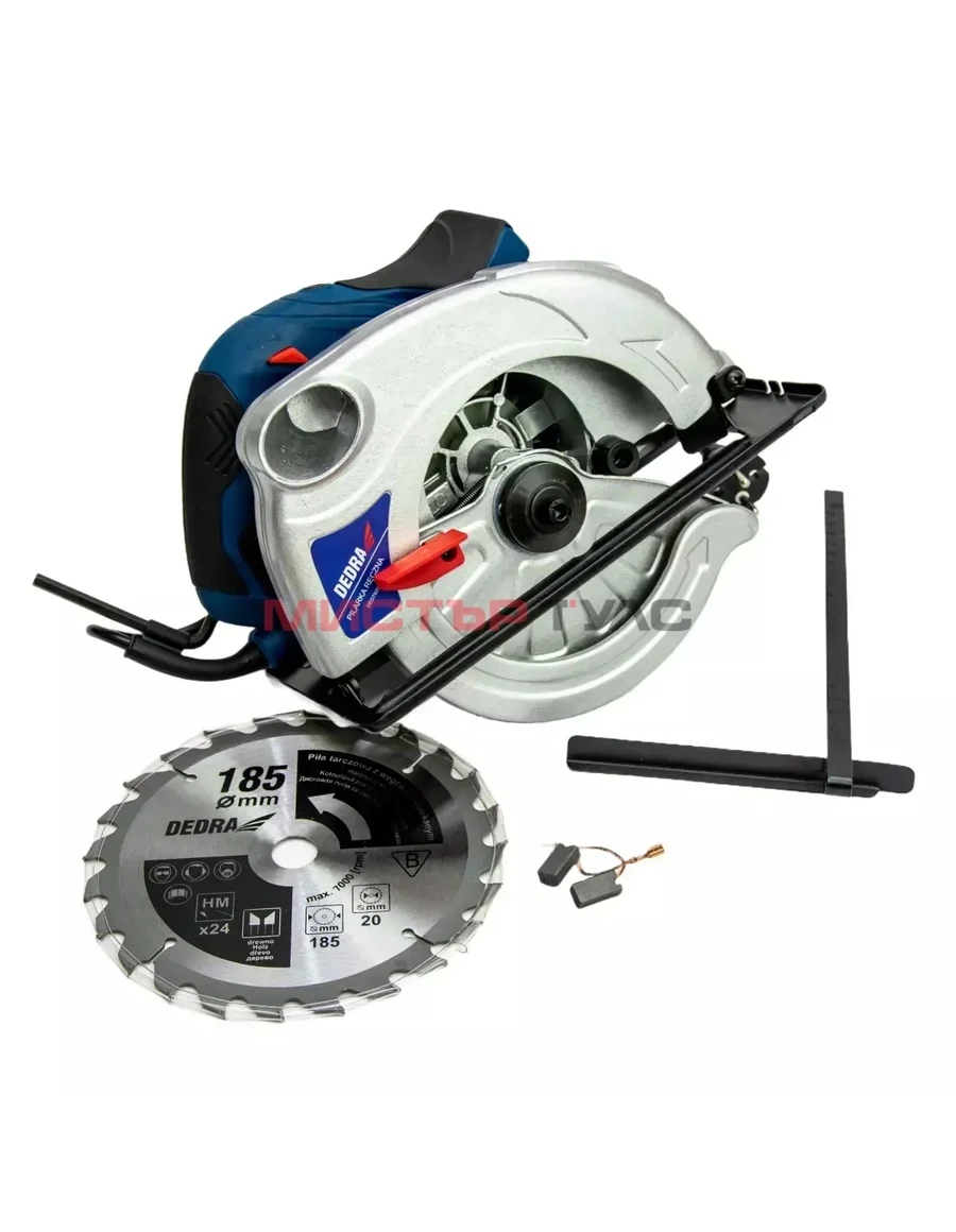 Ръчен циркуляр DEDRA DED7925, 1500W, 185mm