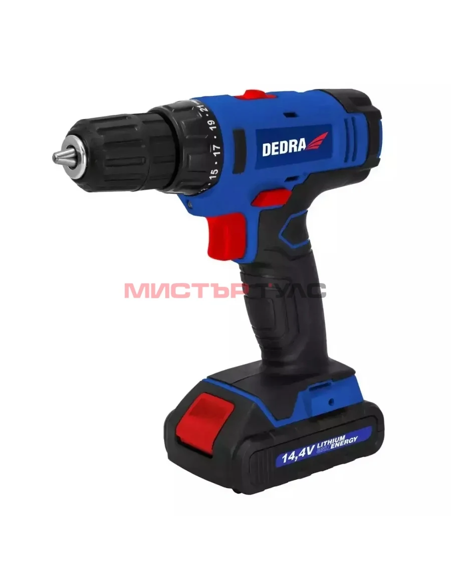 Винтоверт DEDRA DED7878B, 14,4V, 26Nm