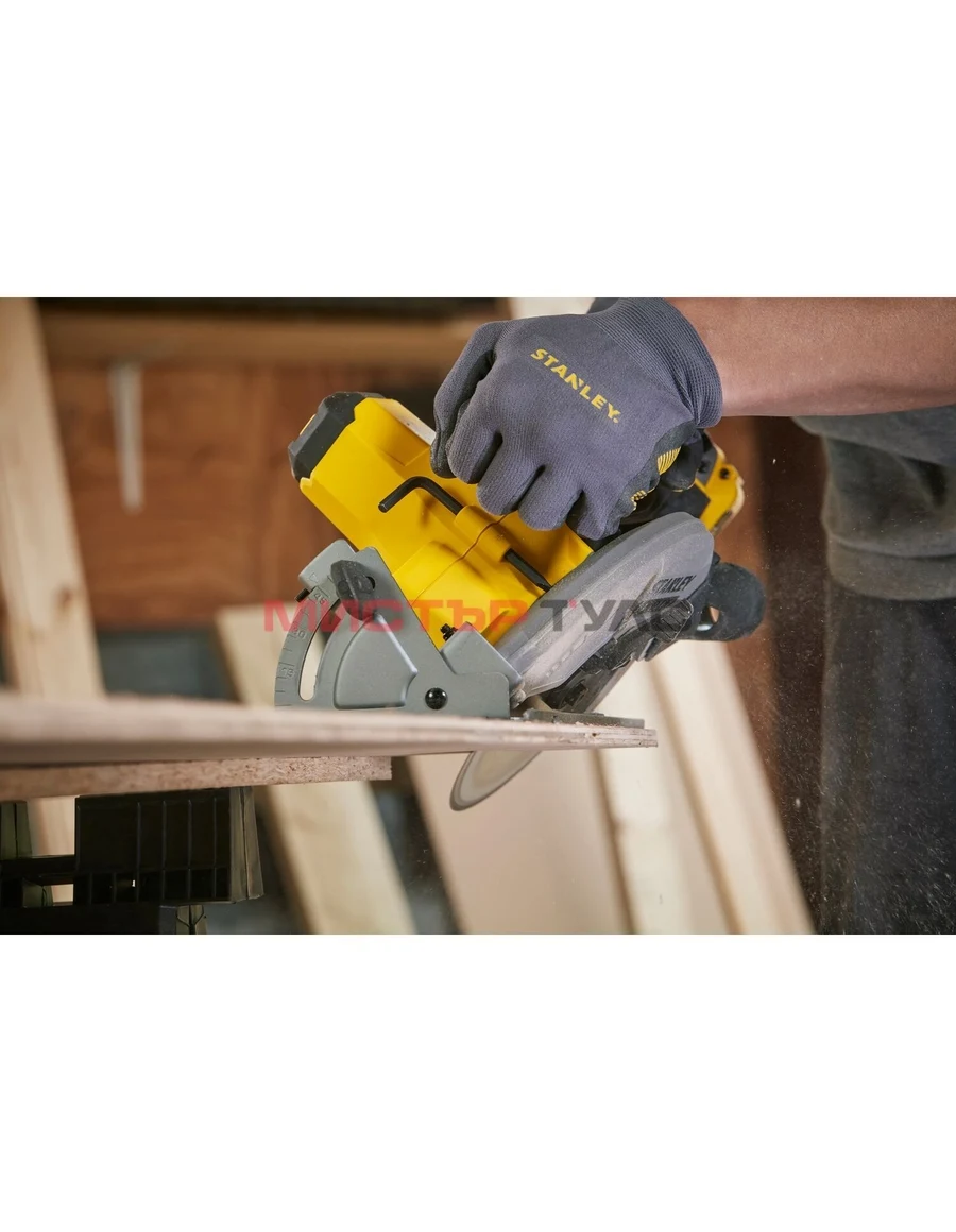 Акумулаторен ръчен циркуляр STANLEY SFMCS500B, 18V, 165mm