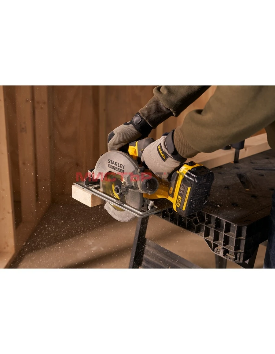 Акумулаторен ръчен циркуляр STANLEY SFMCS500B, 18V, 165mm