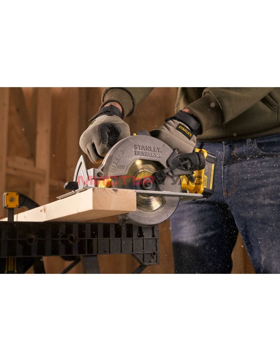Акумулаторен ръчен циркуляр STANLEY SFMCS500B, 18V, 165mm