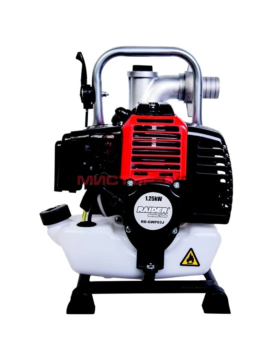Бензинова помпа за вода Raider RD-GWP03J, 1.25 kW, 19000 l/h