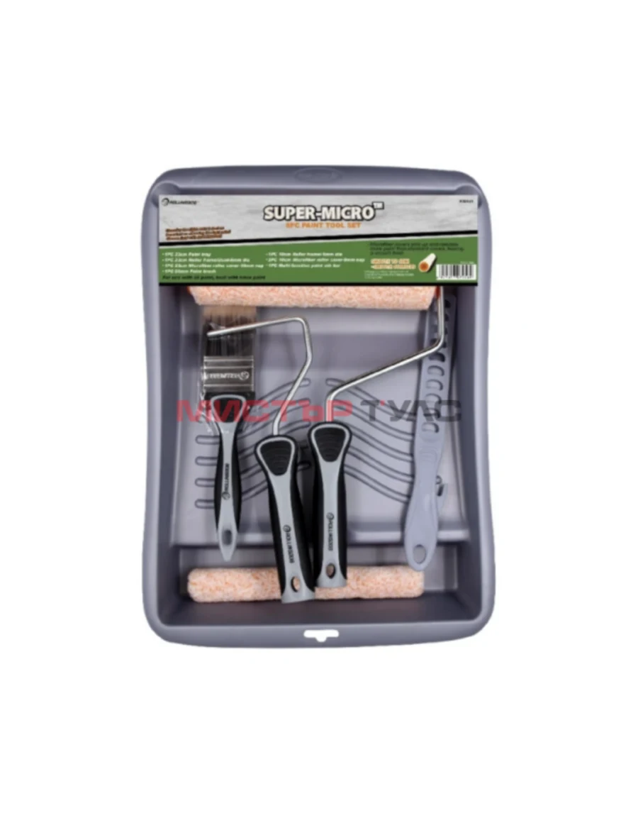 КОМПЛЕКТ ЗА БОЯДИСВАНЕ ROLLINGDOG SUPER-MICRO 8 ЧАСТИ ПРОФЕСИОНАЛНА СЕРИЯ
