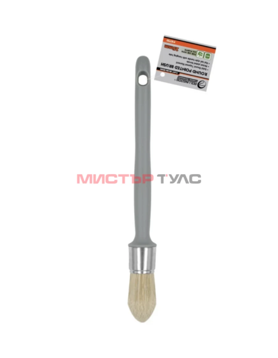 КРЪГЛА ЧЕТКА ЗА ДЕТАЙЛНО БОЯДИСВАНЕ ROLLINGDOG T60 25ММ СМЕСЕНИ ВЛАКНА СЕРИЯ STANDARD
