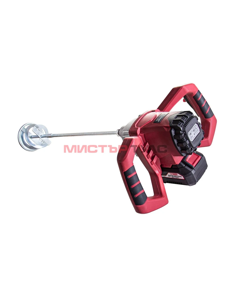 Акумулаторен миксер за строителни смеси RAIDER RDP-SHM20 SOLO, 20V