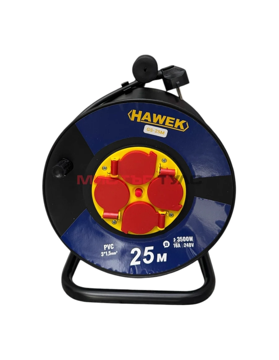 Удължител на макара с кабел HAWEK ,  25 м
