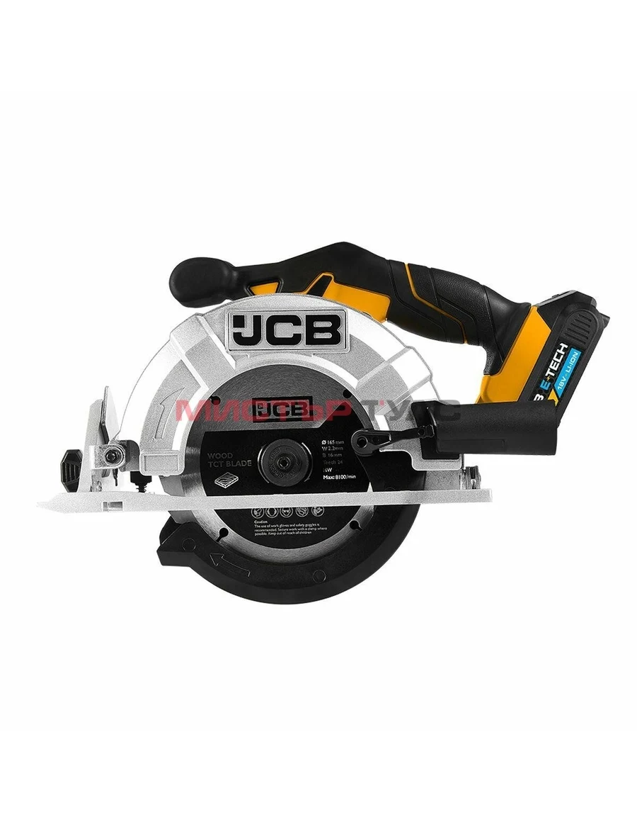 АКУМУЛАТОРЕН РЪЧЕН ЦИРКУЛЯР JCB 18V 165MM С БАТЕРИЯ И ЗАРЯДНО