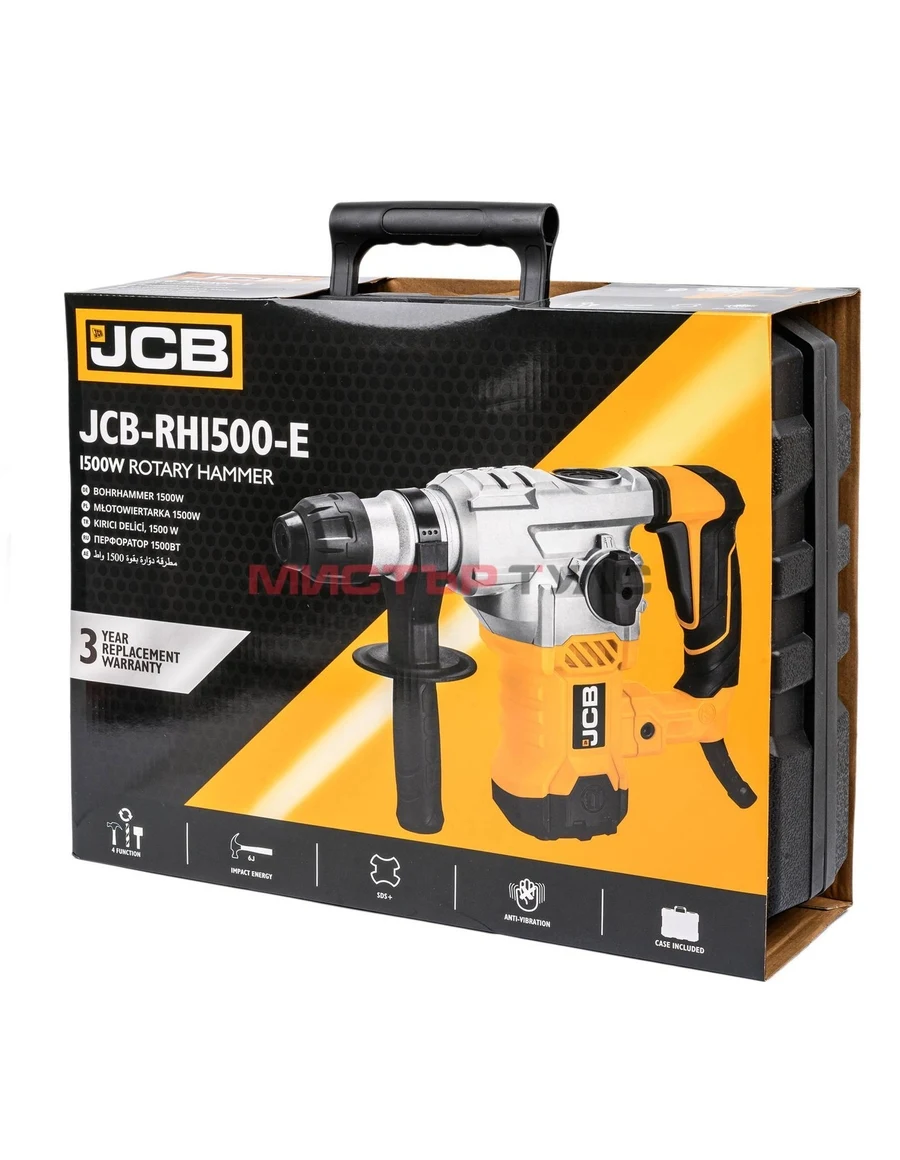 ЕЛЕКТРИЧЕСКИ ПЕРФОРАТОР 1500W SDS-PLUS JCB