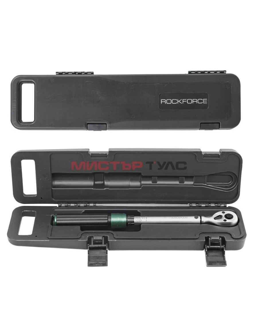 ДИНАМОМЕТРИЧЕН КЛЮЧ С БЪРЗА ФИКСАЦИЯ 1/2″ ,10-60 NМ ROCKFORCE