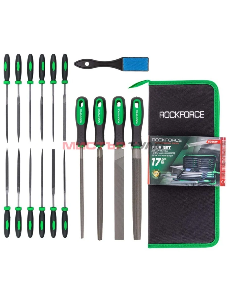 КОМПЛЕКТ ПИЛИ ROCKFORCE , 17 ЧАСТИ