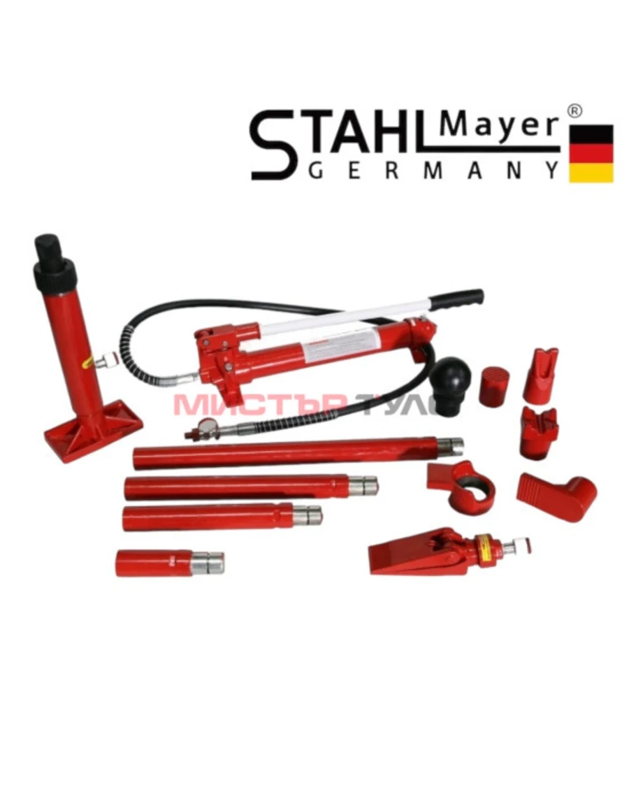 ХИДРАВЛИЧНА РАЗПЪВАЧКА ЗА АВТОМОБИЛИ 10 ТОНА STAHLMAYER