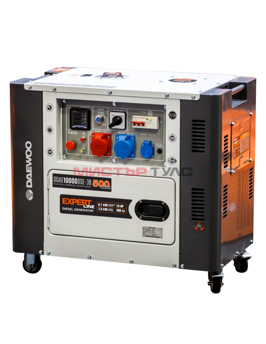 Генератор дизел 8.1 kVa, 15Hp, 498CC DAEWOO