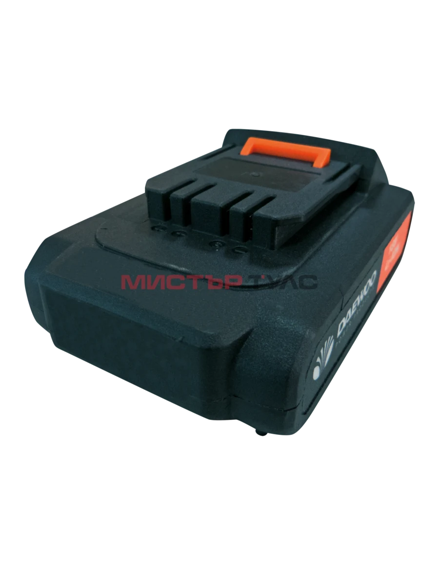 Акумулаторна двускоростна бормашина 18V, 1 батерия 1500mAh Li-ion DAEWOO