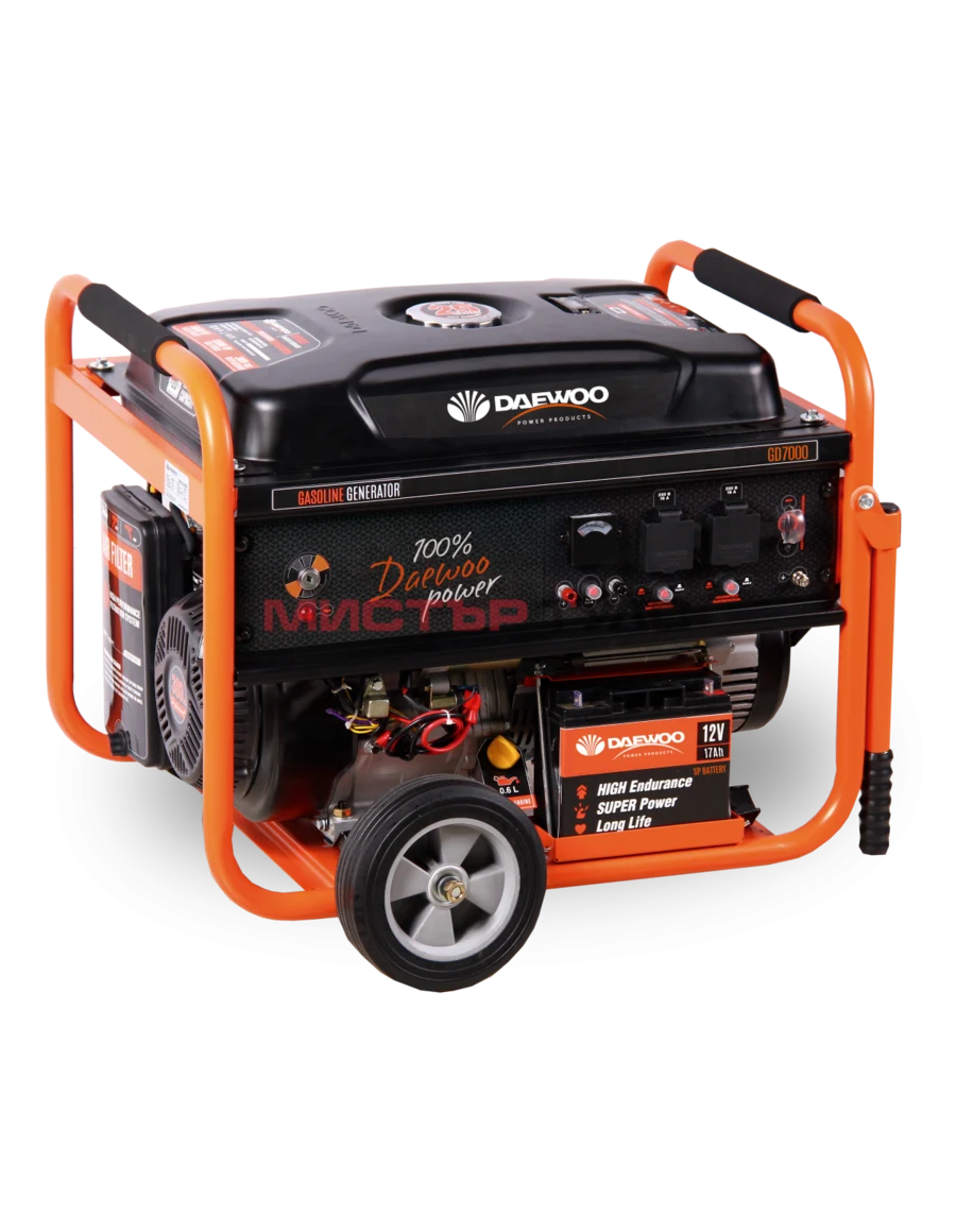 Генератор бензинов max 6500W, 420CC, ел. старт DAEWOO