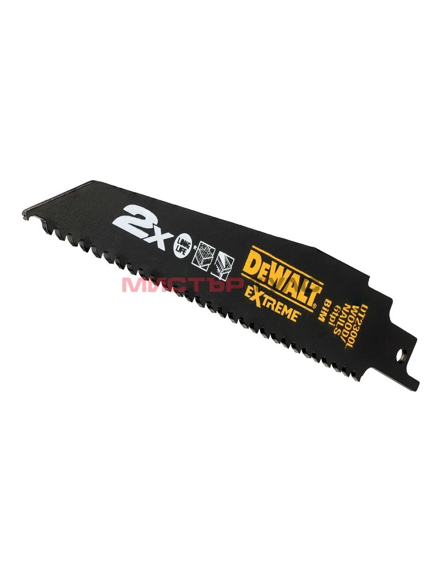 Комплект ножове за саблен трион DeWALT DT2441L, 12 части