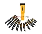 Комплект ножове за саблен трион DeWALT DT2441L, 12 части
