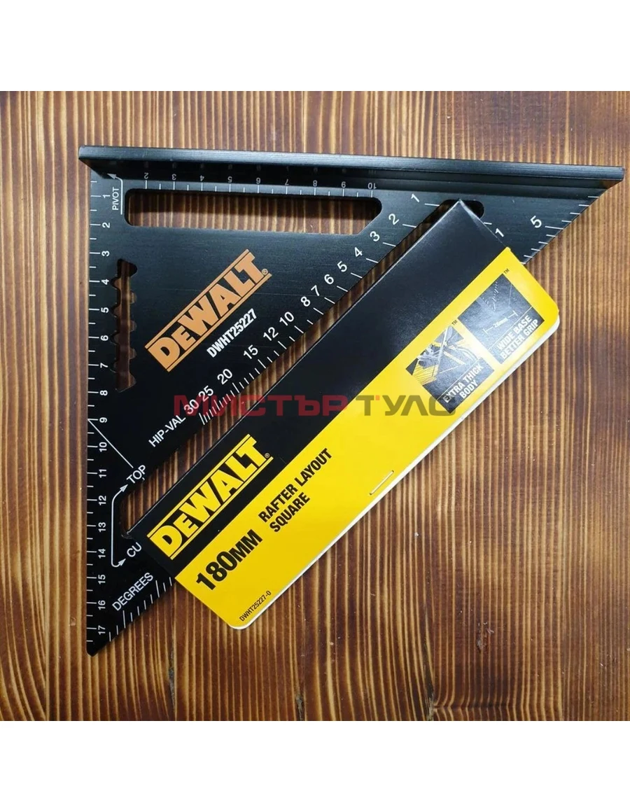 Мултифункционален триъгълник DeWALT DWHT25227 – 180x180x250 мм