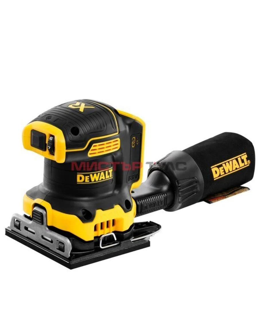 Акумулаторен виброшлайф DeWALT DCW200N, 18V
