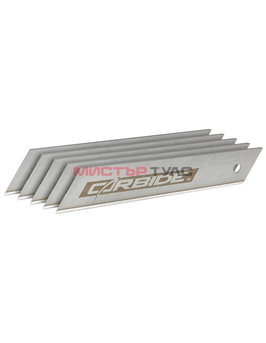 Резервни ножчета STANLEY STHT0-11825 CARBIDE™, 25 mm, 5 броя