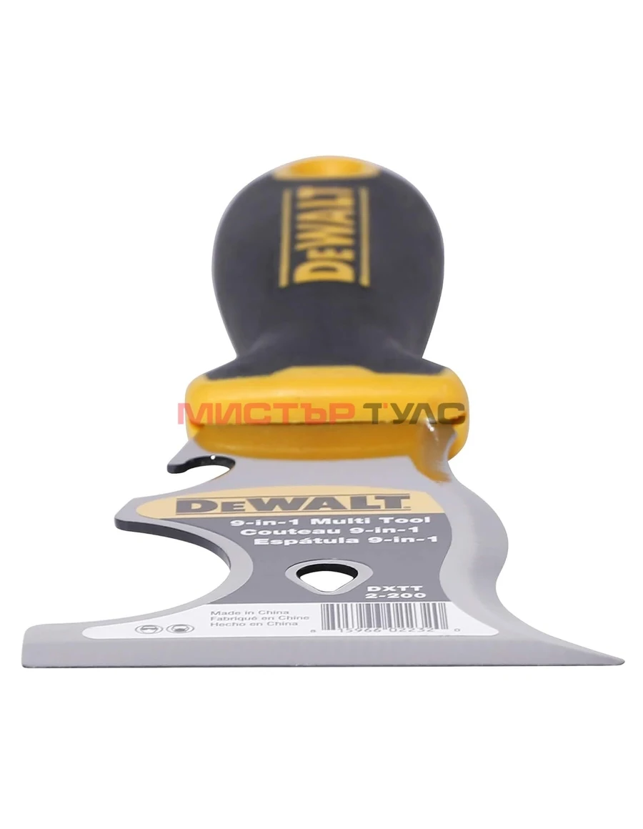 Професионална многофункционална шпакла 9 в 1 DEWALT DXTT 2-200, 5"/127 мм