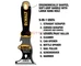 Професионална многофункционална шпакла 9 в 1 DEWALT DXTT 2-200, 5"/127 мм