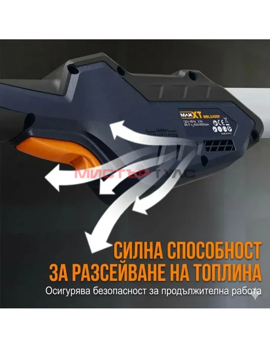 MAXXT MBLS400F Сгъваема шлайфмашина жираф безчеткова, ексцентрична