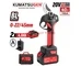 Акумулаторна градинска ножица KUMATSUGEN KDC245, 20 V, 0-22/45 мм, 2 x 4.0 Ah, зарядно, в куфар