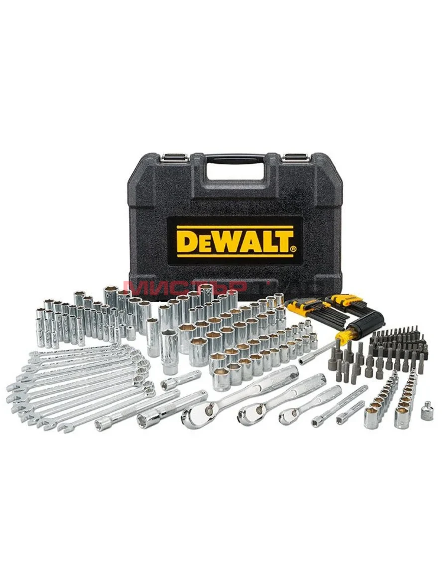 Гедоре комплект DeWALT DWMT81534-1, 1/2", 1/4" и 3/8", 205 части