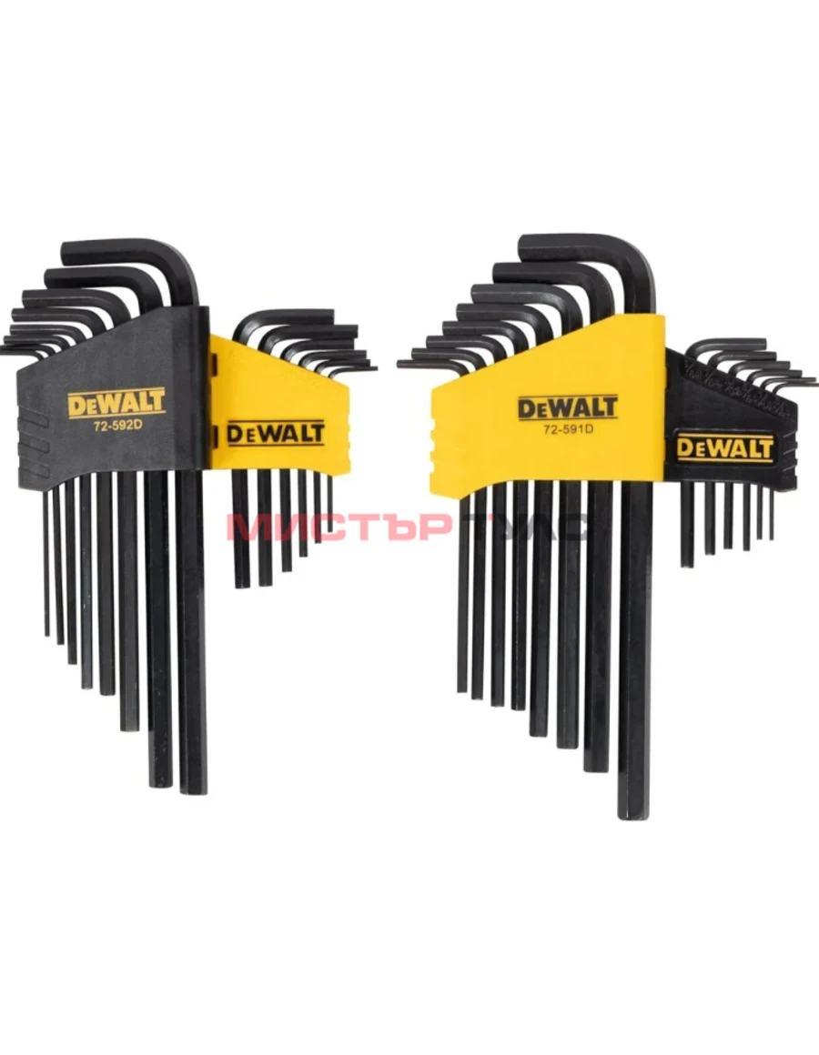 Гедоре комплект DeWALT DWMT81534-1, 1/2", 1/4" и 3/8", 205 части