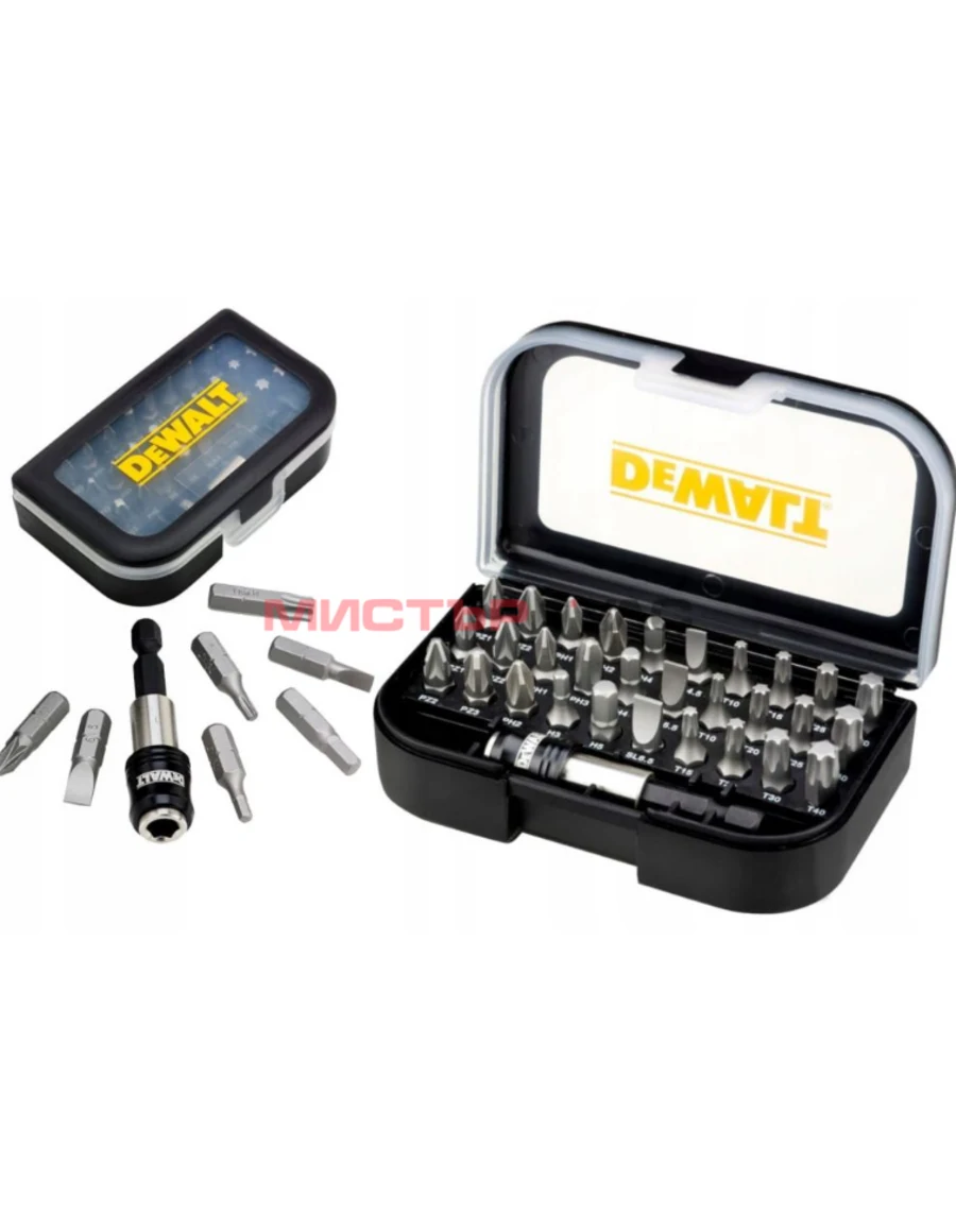 Комплект битове DeWALT DT7944TS, 1/4", 31 бр.